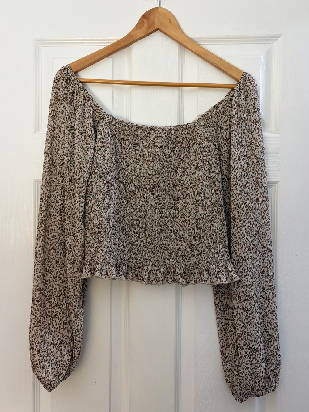 Paper Crane Floral Blouse Large